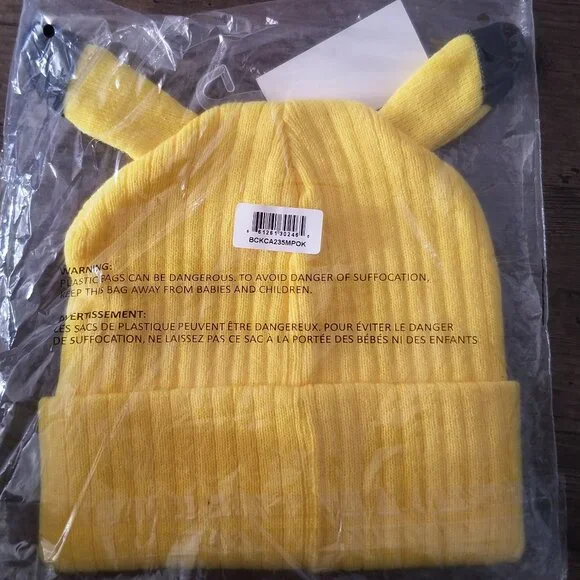 Pokemon Pickachu Knit Beanie / Toque / Hat - Picture 2 of 4